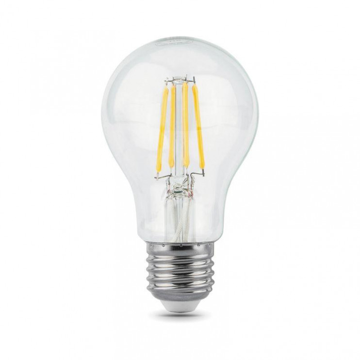 Лампа светодиодная филаментная Black Filament 10Вт A60 грушевидная 2700К тепл. бел. E27 930лм GAUSS 102802110