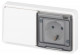 Блок розетка с выключателем Эксперт 11-7521-01 IP55 16А (10AX)-250В СУ бел. Эра Б0063261