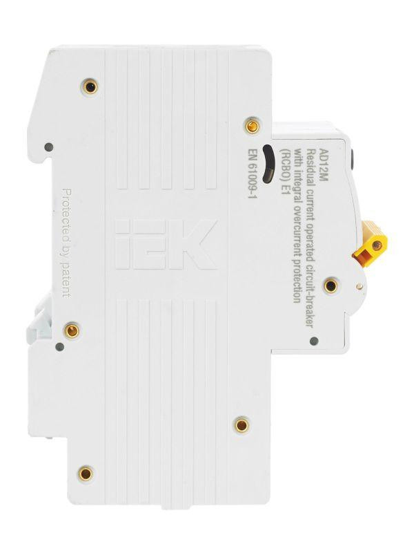 Выключатель автоматический дифференциального тока 2п C 32А 30мА тип A 4.5кА АД-12М KARAT IEK MAD12-2-032-C-030