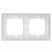Рамка 2-м Pixel универс. бел. TOKOV ELECTRIC TKE-PX-RM2-C01