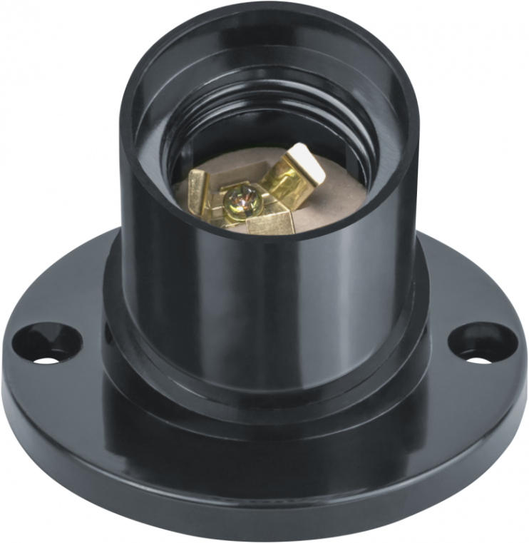 Патрон электрич. 71 607 NLH-BL-W1-E27 карболит. настенный наклонный Navigator 71607