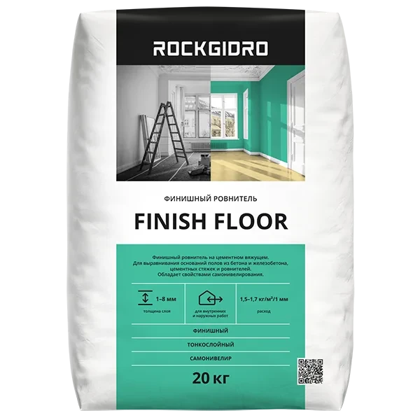 Finish Floor ROCKGIDRO ровнитель 20кг купить цена ТД АЛЬФА