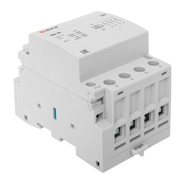 Контактор модульный КМ 20А 4NО (3 мод.) EKF km-3-20-40