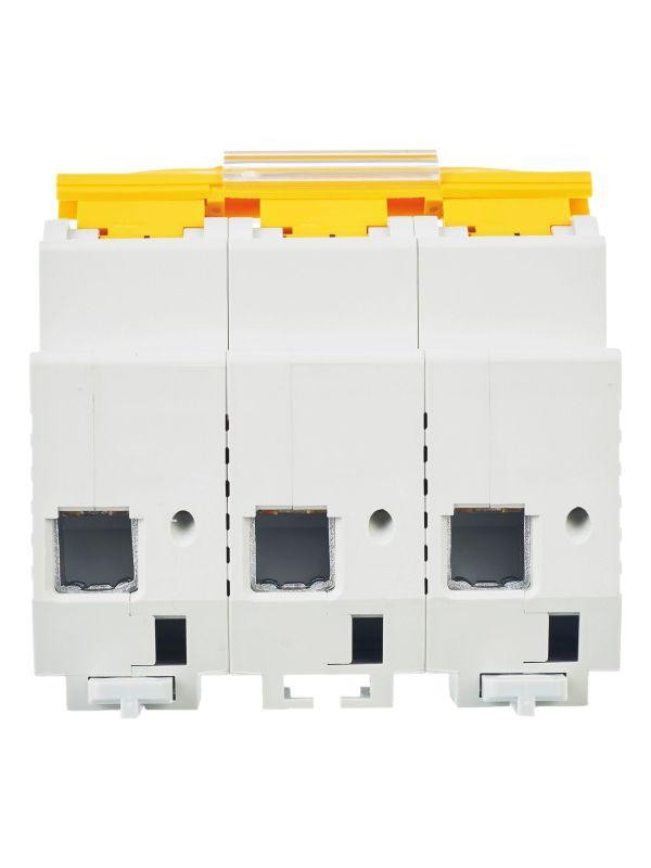 Выключатель автоматический модульный 3п D 40А 10кА ВА47-100 KARAT IEK MVA40-3-040-D