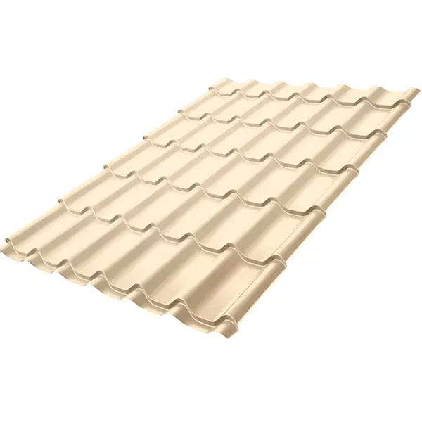 Металлочерепица 1150 х 1183 мм GRAND LINE Classic RAL 1015 Satin