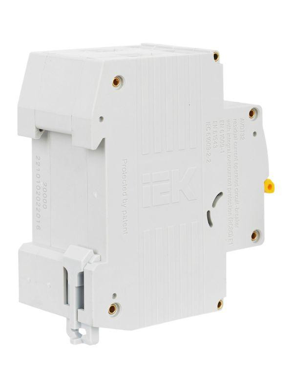 Выключатель автоматический дифференциального тока 2п (1P+N) C 16А 30мА тип A 6кА АВДТ-32 KARAT IEK MAD22-5-016-C-30