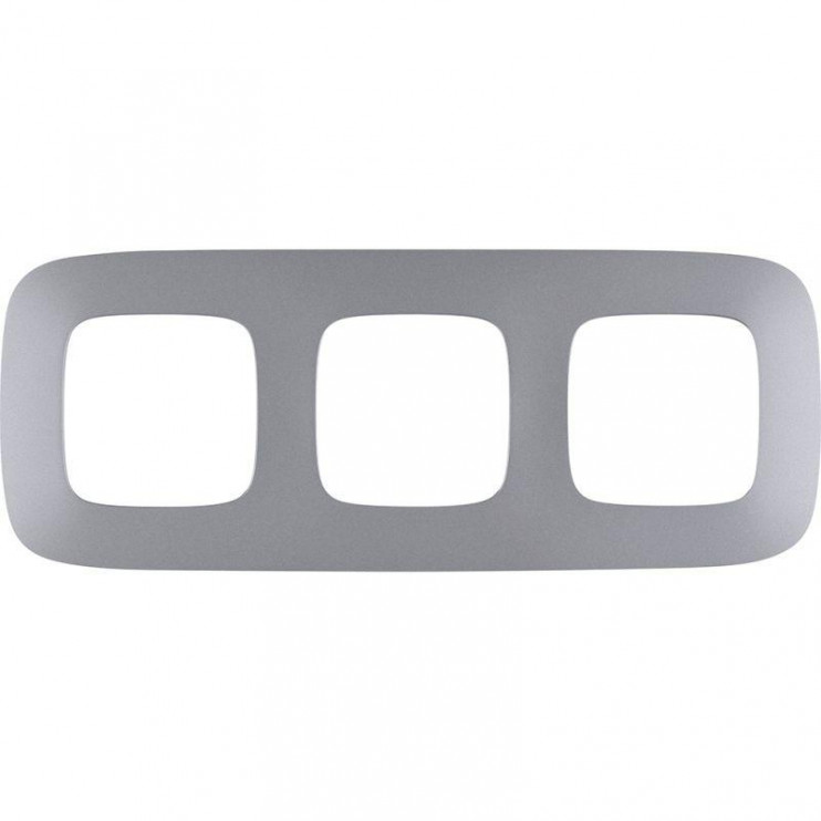 Рамка 3-м Valena Allure универсальная алюм. Leg 754393