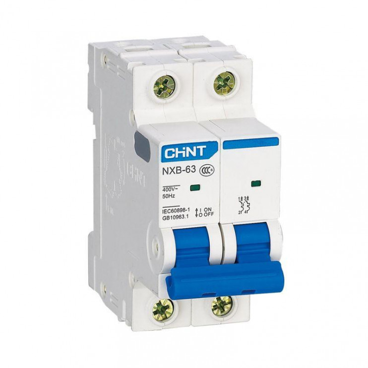 Выключатель автоматический модульный 2п C 32А 6кА NXB-63 (R) CHINT 814095