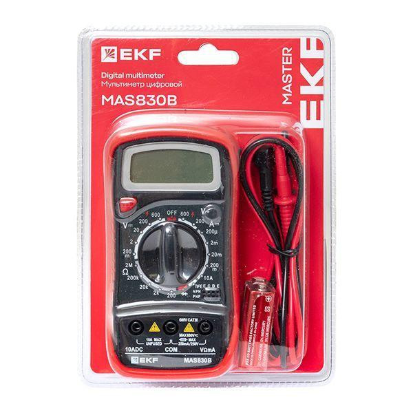 Мультиметр цифровой MAS830B Master EKF In-180701-pm830B