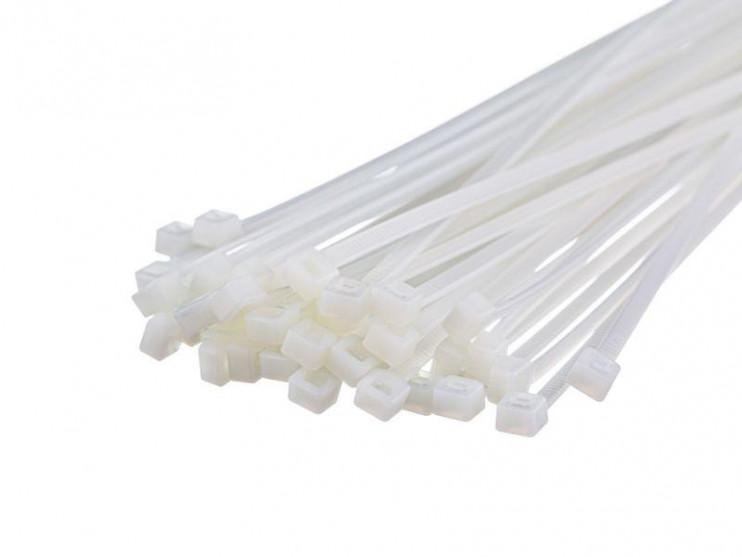 Стяжка кабельная 300х7.6 бел. (уп.100шт) SE IMT30076W