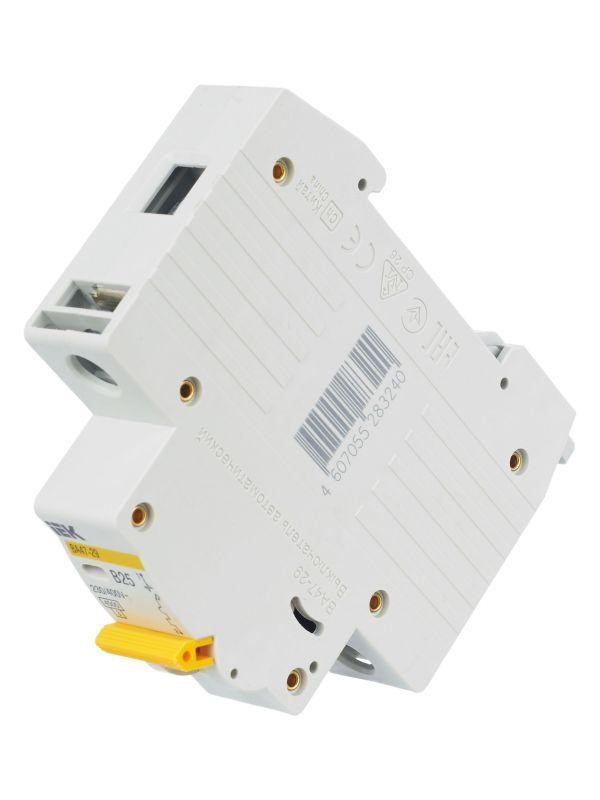 Выключатель автоматический модульный 1п B 25А 4.5кА ВА47-29 KARAT IEK MVA20-1-025-B