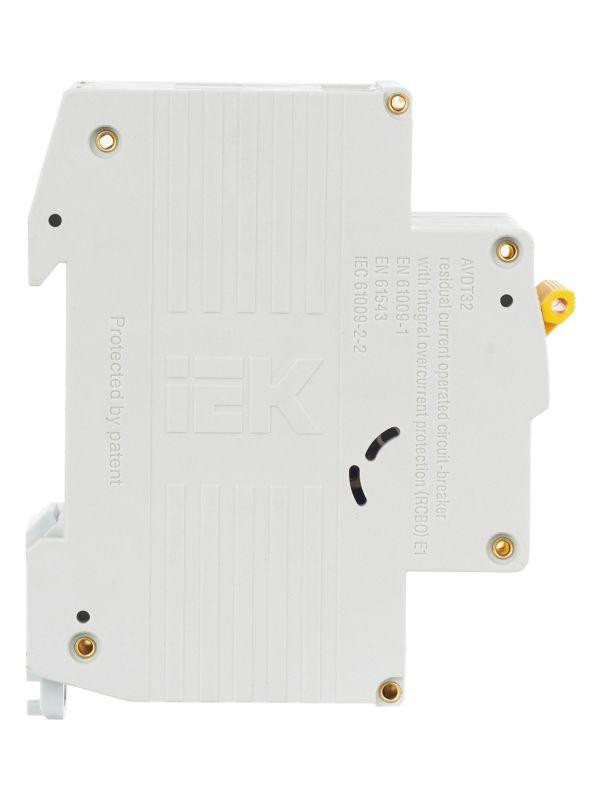 Выключатель автоматический дифференциального тока 2п (1P+N) C 32А 30мА тип A 6кА АВДТ-32 KARAT IEK MAD22-5-032-C-30