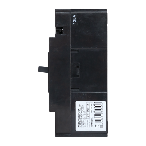 Выключатель автоматический 3п 125А 18кА LS150 ProPact EKF mccb-125-18-3-125-ls