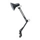 Светильник настольный СНС 13Ч 60Вт E27 230В под лампу на струбцине черн. (кор.) IN HOME 4690612012735