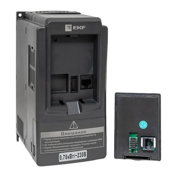 Преобразователь частоты 0.75/1.5кВт 1х230В VECTOR-100 PROxima EKF VT100-0R7-1B