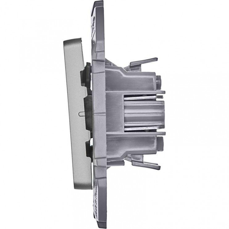 Выключатель 2-кл. Inspiria 10А IP20 250В 10AX механизм алюм. Leg 673622