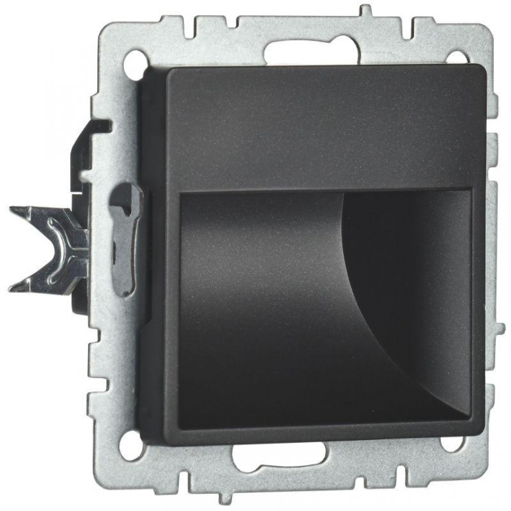 Подсветка светодиодная BRITE встраив. ПЛ20-БрЧ механизм черн. IEK BR-FL20-K02