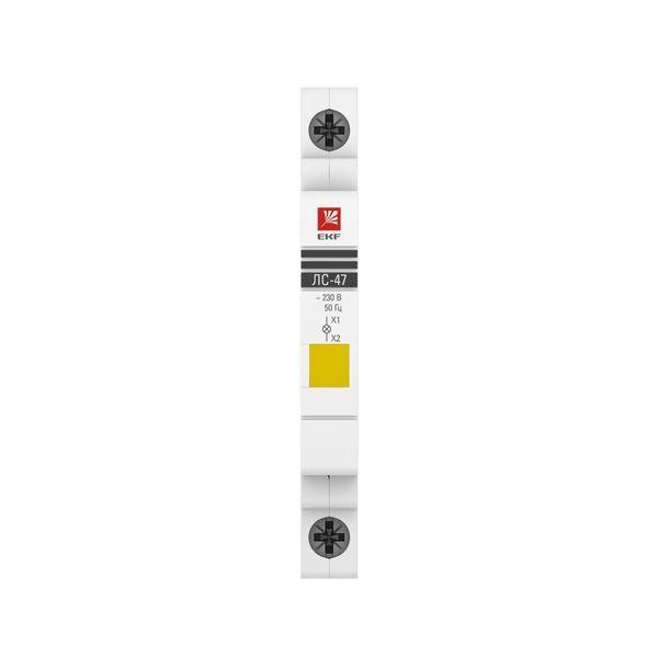 Лампа сигнальная ЛС-47 желт. PROxima EKF mdla-47-y-pro