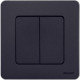 Выключатель 2-кл. Inspiria 10А IP20 250В 10AX механизм антрацит Leg 673623