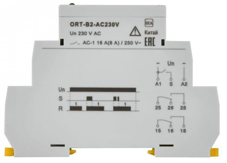 Реле задержки выключения ORT 2 контакта 230В AC IEK ORT-B2-AC230V