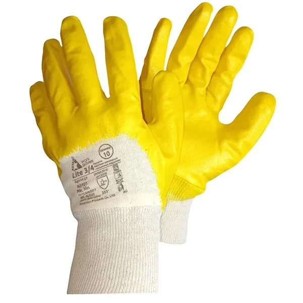 Перчатки ASTRA Lite 3/4 трикотажные с нитриловым покрытием 10 (XL)