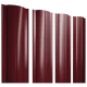 Штакетник круглый с прямым резом 0,45х128x2000мм GRAND LINE RAL 3005