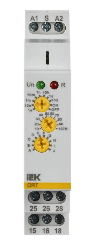 Реле времени многофункц. ORT 2 контакта 12-240В AC/DC IEK ORT-M2-ACDC12-240V