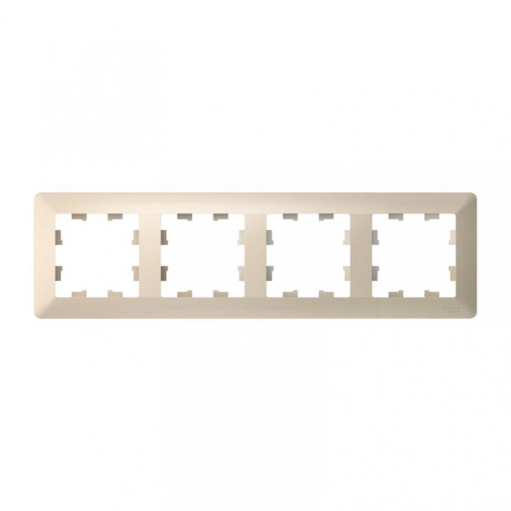 Рамка 4-м AtlasDesign Air беж./дым. бел. SE ATN220204