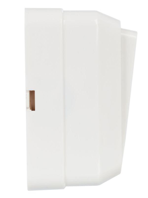 Выключатель 2-кл. ОП Октава 10А IP20 ВС20-2-0-ОБ 250В бел. IEK EVO20-K01-10-DC