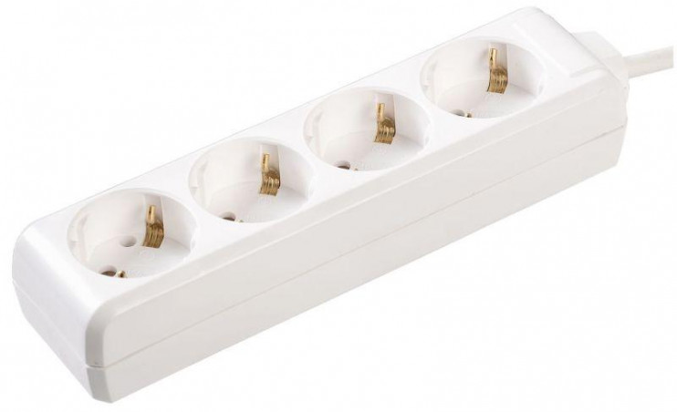 Удлинитель 4х5м с заземл. 16А IP20 У04 2P+PE 250В 3х1 IEK WYP10-16-04-05-Z-N