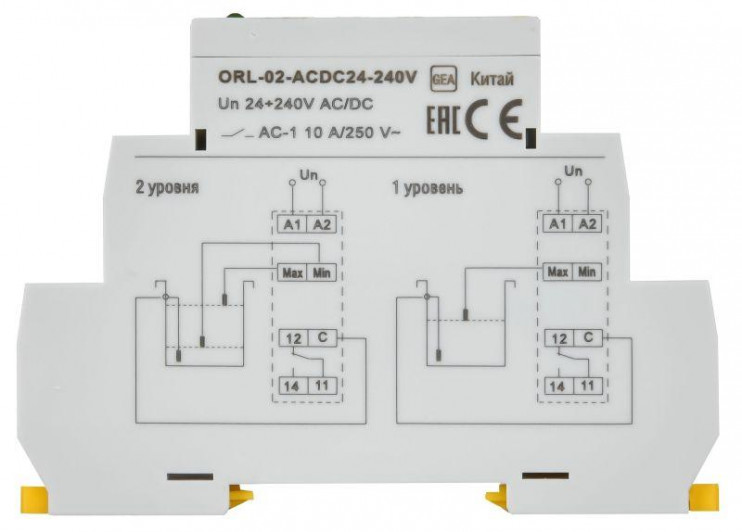 Реле наполн./дренаж ORL 24-240В AC/DC IEK ORL-02-ACDC24-240V
