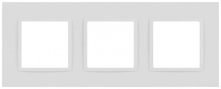Рамка 3-м Elegance 14-5013-01М Classic для розеток и выключателей матов. бел. Эра Б0065826