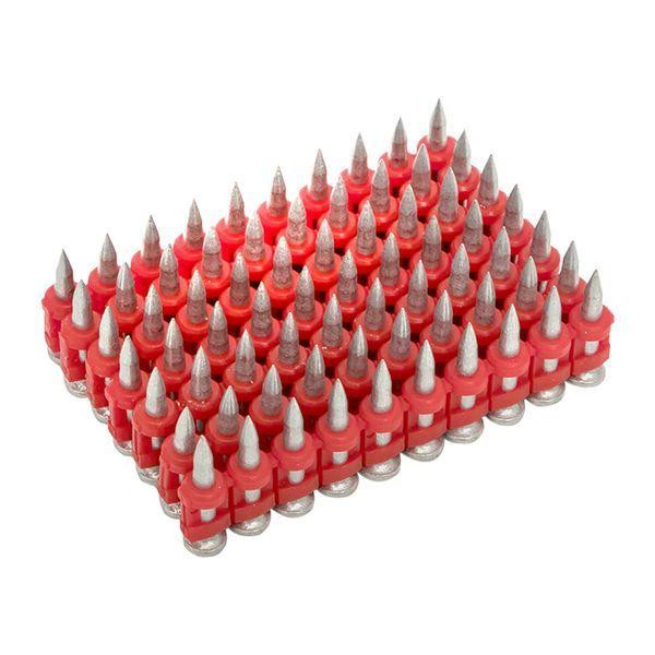 Гвозди кованые для монтажного пистолета по бетону металлу Bullet Type d3мм дл.22мм цинкование (уп.1000шт) Expert EKF cpn-3022bp