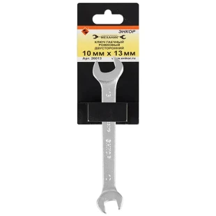 Ключ рожковый 10 х 13мм гаечный ЭНКОР