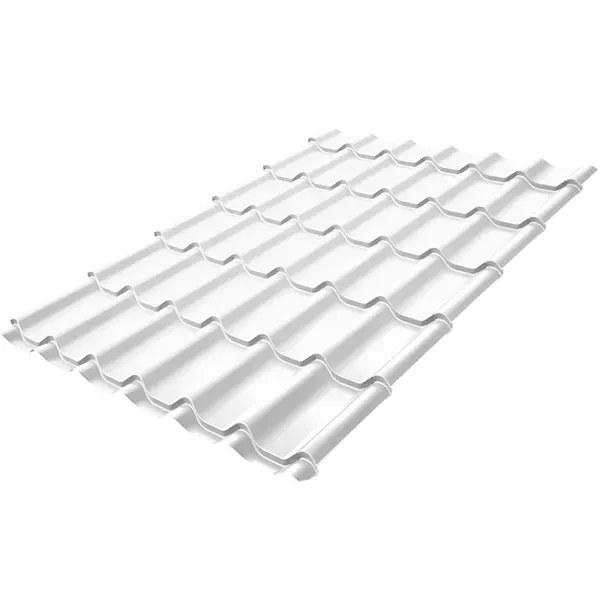 Металлочерепица 3600 х 1183 мм GRAND LINE Classic RAL 9003 Satin