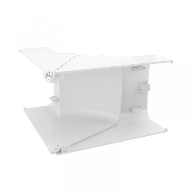 Угол для кабель-канала внутренний изменяемый 70-120град. 90х50 с разделит. DKC 09551