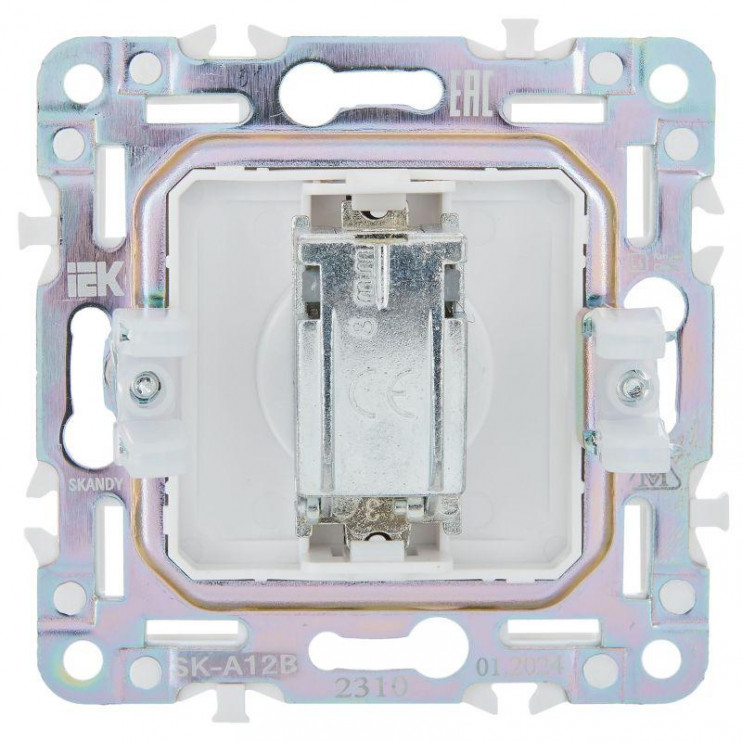 Розетка TV оконечная SKANDY SK-A12B беж. IEK SK-A10-O-K10