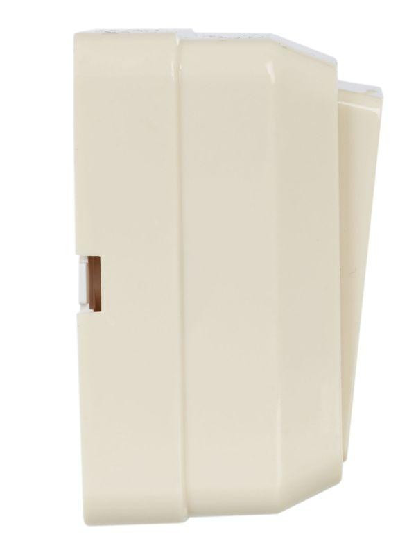 Выключатель 1-кл. ОП Октава 10А IP20 ВС20-1-0-ОКм крем. IEK EVO10-K33-10-DC