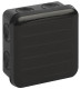 Коробка распределительная ОП 85х85х45мм двухкомпонентн. 8 вводов IP65 черн. Ruvinil 67240Ч