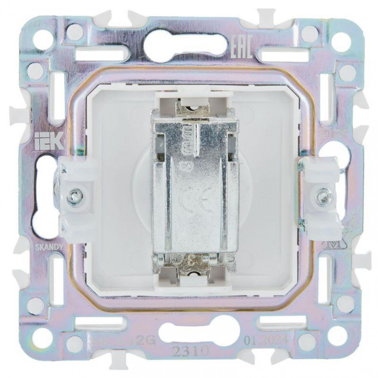 Розетка TV оконечная SKANDY SK-A12G графит IEK SK-A10-O-K53