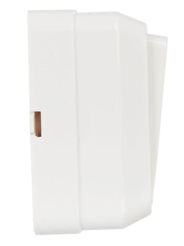 Выключатель 1-кл. ОП Октава 10А IP20 ВС20-1-1-ОБ с индикацией бел. IEK EVO11-K01-10-DC