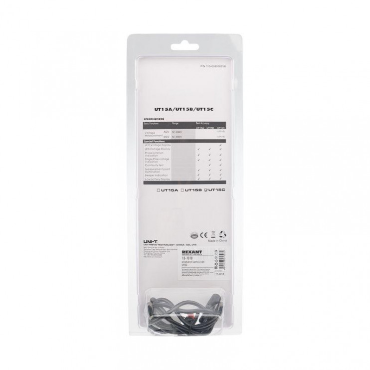 Индикатор напряжения UT15C UNI-T 13-1018