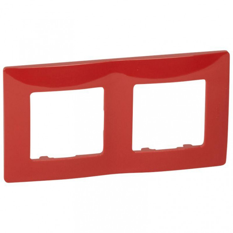 Рамка 2-м Etika красн. Leg 672532