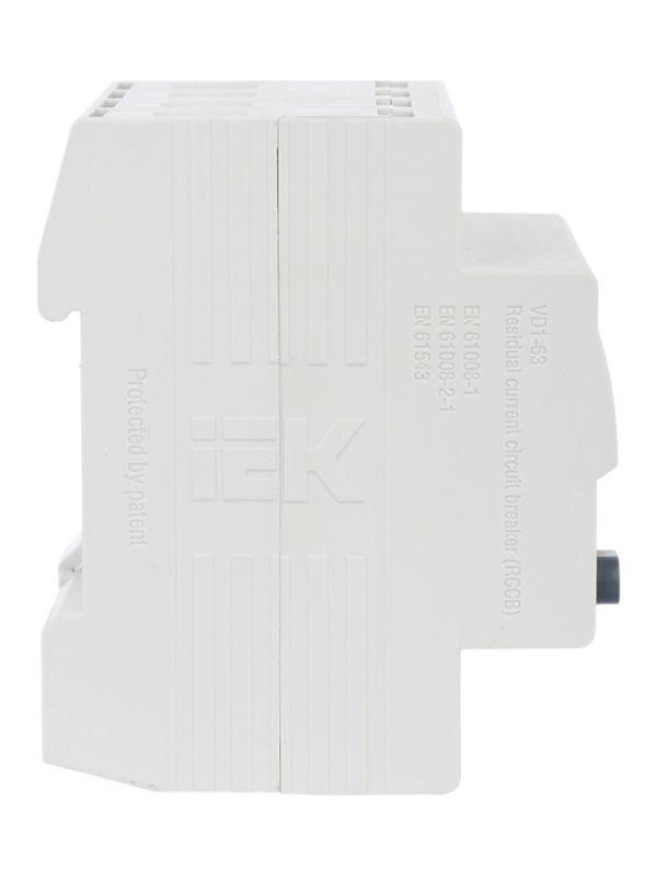 Выключатель дифференциального тока (УЗО) 4п 16А 30мА тип AC ВД1-63 KARAT IEK MDV10-4-016-030