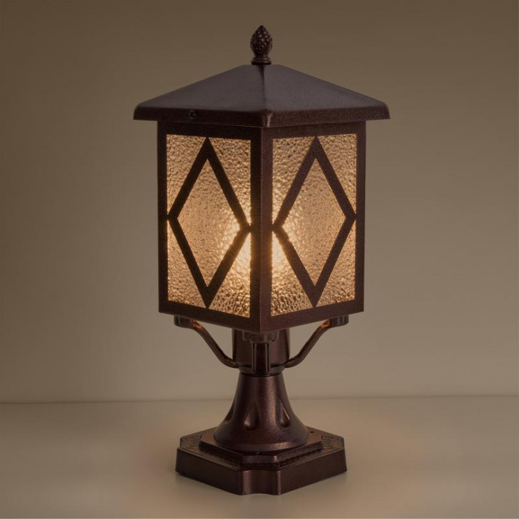 Светильник Heim 1х40Вт E27 IP44 ландшафтный Voltega VGL7210FL-01BR