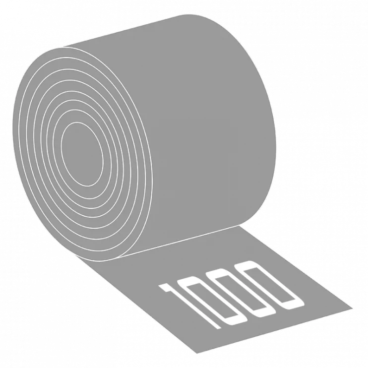 Отмоток 1000х0.55мм RAL 7004