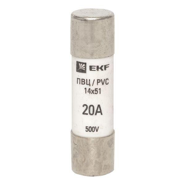 Вставка плавкая цилиндрическая ПВЦ 14х51 20А EKF pvc-14x51-20