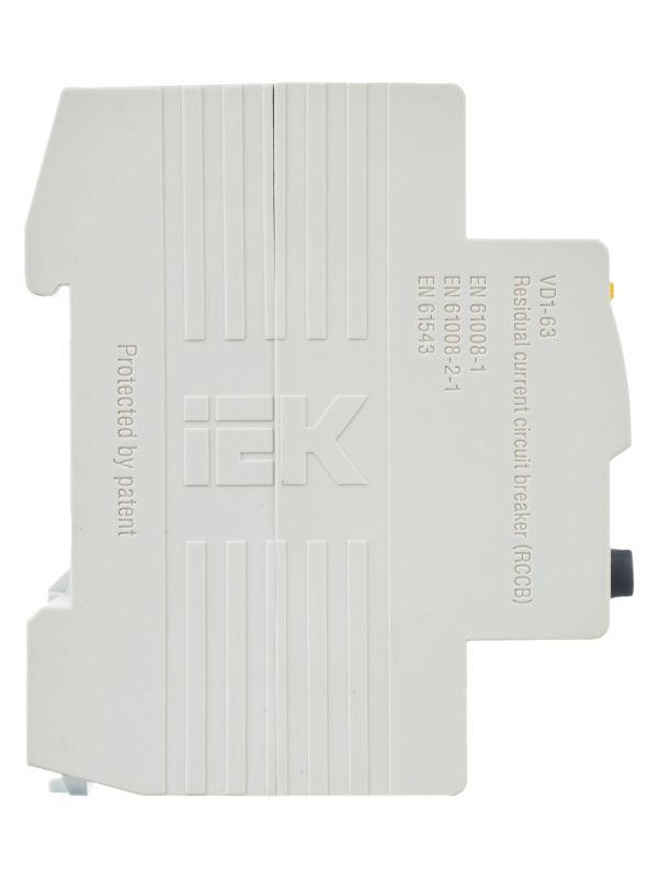 Выключатель дифференциального тока (УЗО) 4п 63А 100мА тип AC ВД1-63 KARAT IEK MDV10-4-063-100