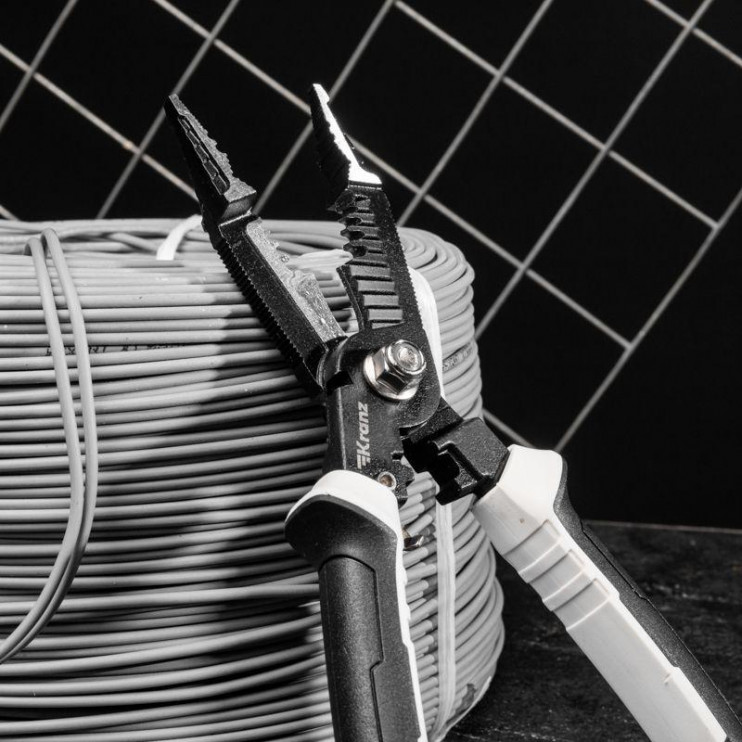 Плоскогубцы профессиональные многофункциональные 200мм Kranz KR-12-4655-5