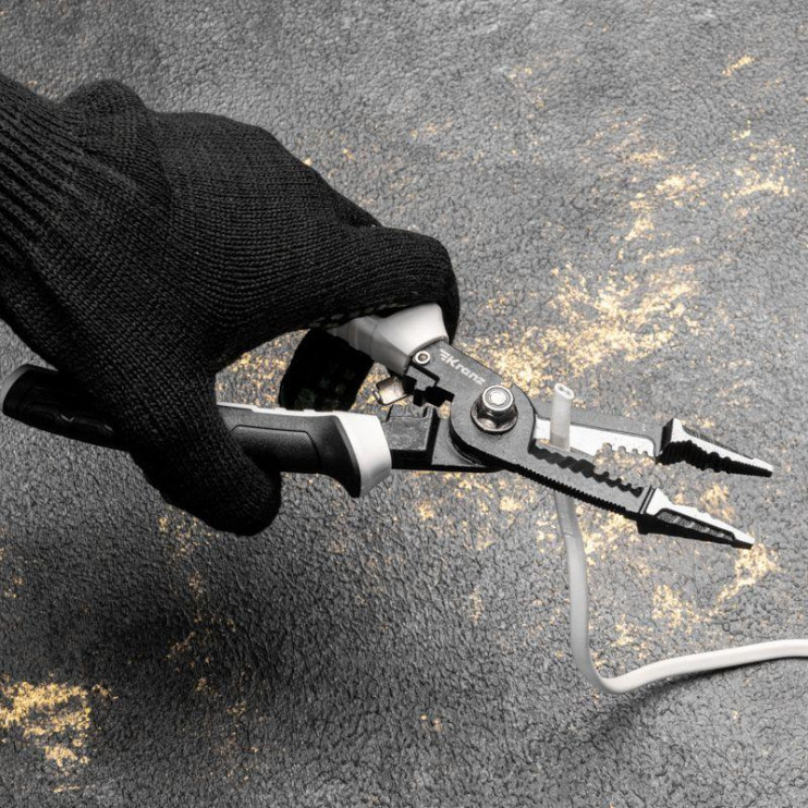 Плоскогубцы профессиональные многофункциональные 200мм Kranz KR-12-4655-5